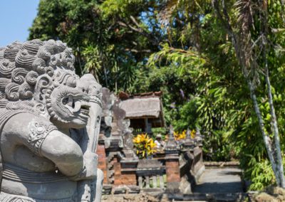 Temple in Bali, Indonesia on a beautiful sunny day