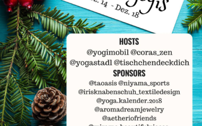 Ihr Yogis macht mit! Vom 14.-18. Dezember: Zur Weihnachtszeit diese wunderbare Aromayogi Challenge von Yogimobil - mit tollen Gewinnen!